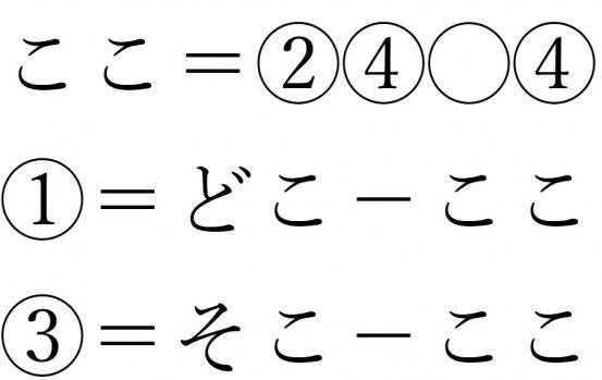 ここはこうで、そこはそうで...